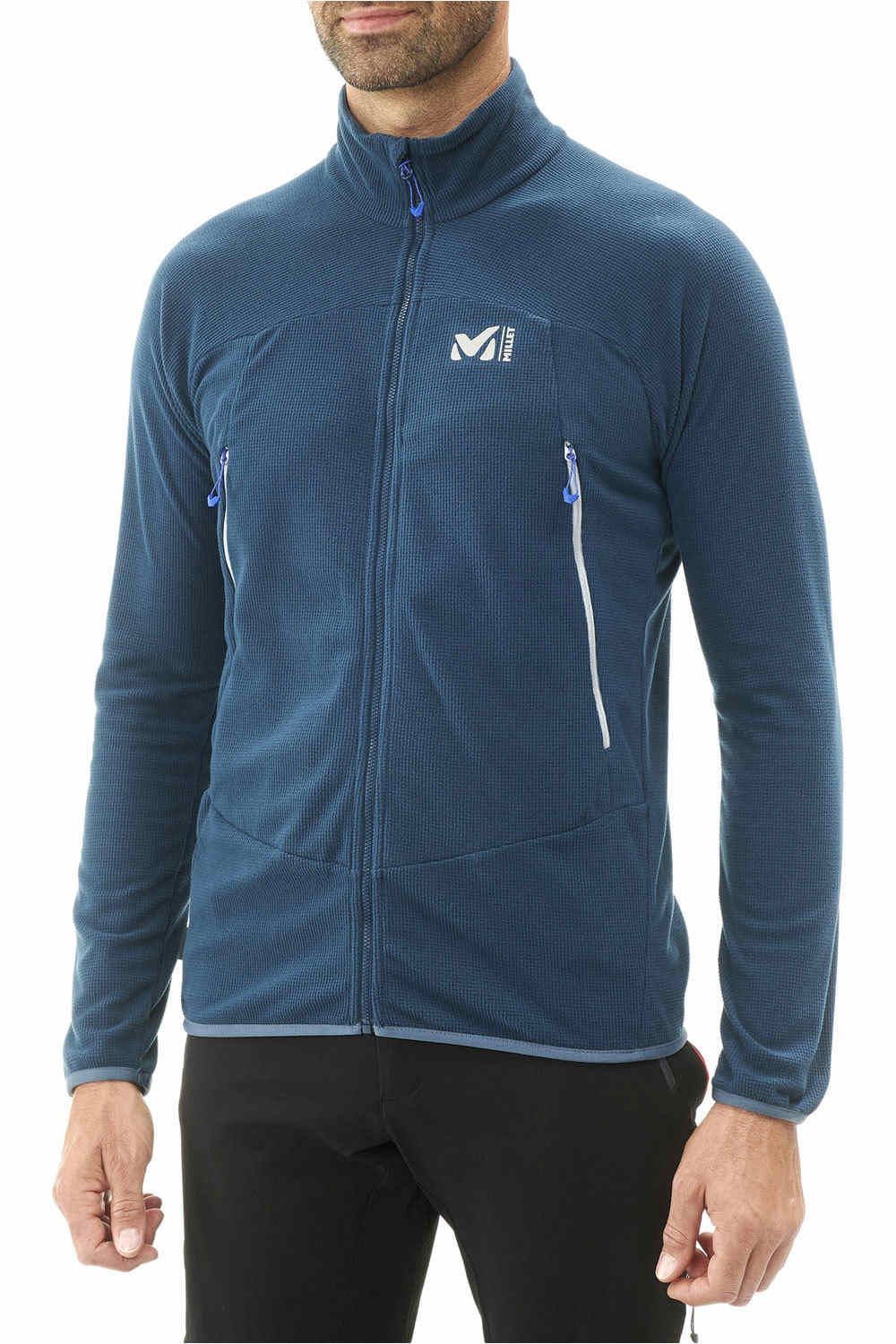 Millet forro polar hombre Millet K LIGHTGRID JKT vista frontal Millet forro polar hombre Millet K LIGHTGRID JKT vista frontal