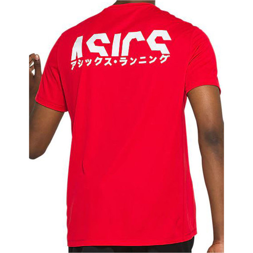 ASICS KATAKANA SS TOP rojo