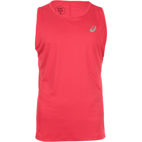 ASICS SILVER SINGLET rojo