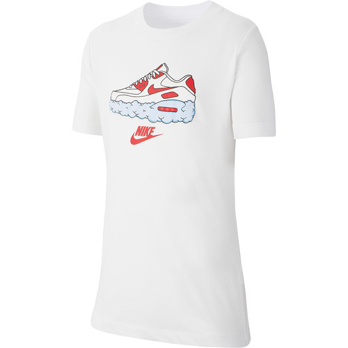 NIKE B NSW TEE AM90 CLOUDS blanco
