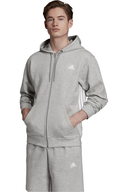 ADIDAS M MH 3S FZ gris