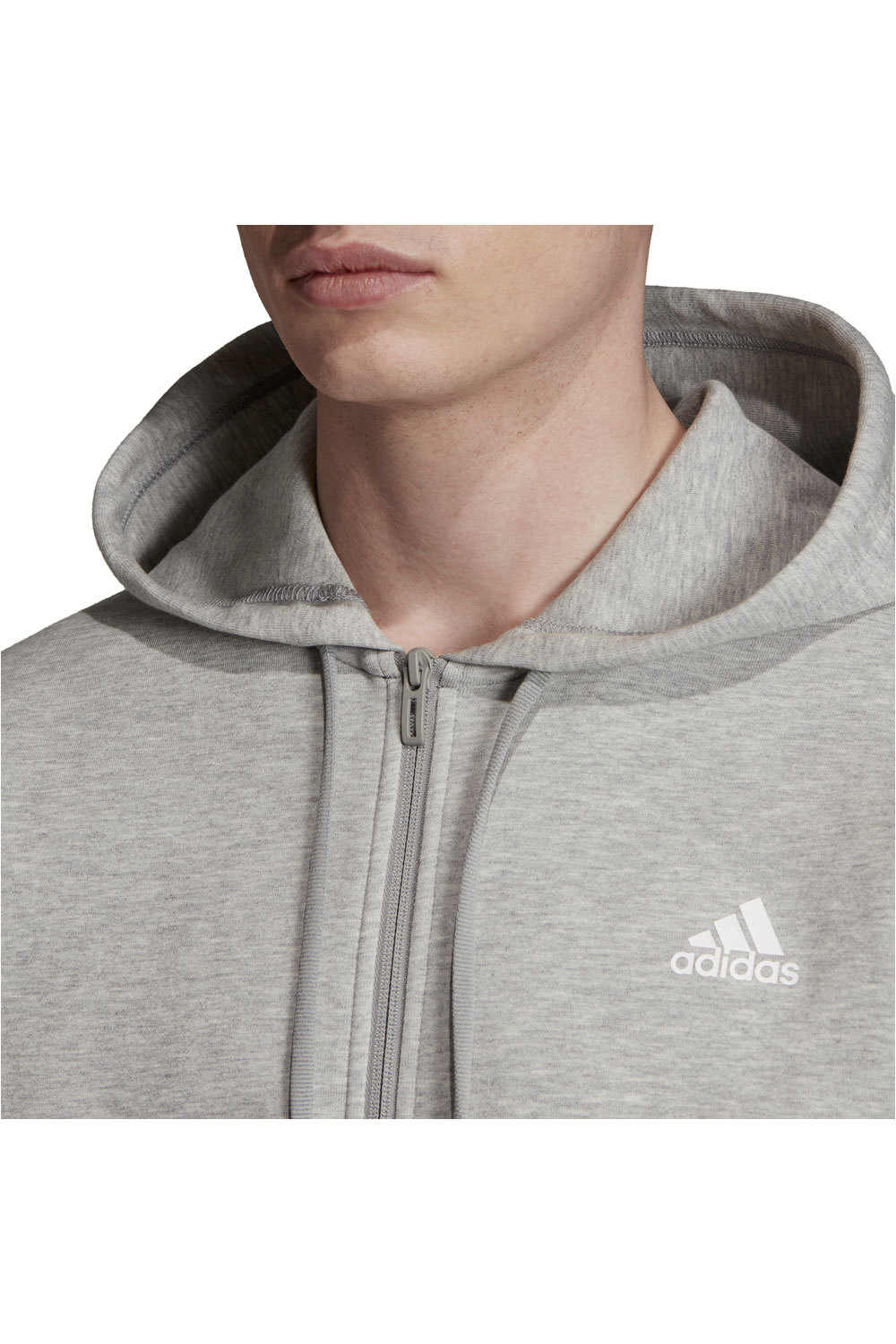 adidas sudadera hombre Adidas M MH 3S FZ vista detalle adidas sudadera hombre Adidas M MH 3S FZ vista detalle