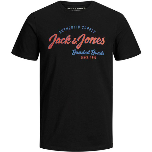 J&J JJELOGO TEE SS O-NECK 2 COL SS20 NOOS negro