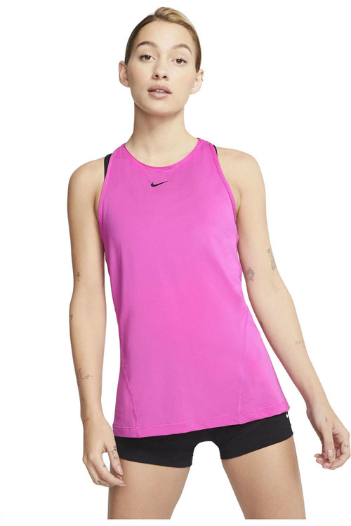 NIKE W NP TANK ALL OVER MESH rosa