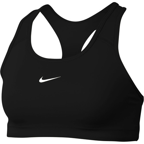 NIKE W NK DF SWSH 1PP BRA negro