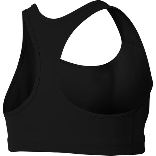 NIKE W NK DF SWSH 1PP BRA negro