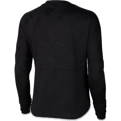 NIKE W NK AIR MIDLAYER CREW negro