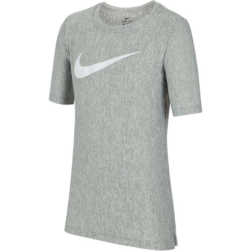 NIKE B NK CORE SS PERF TOP HTHR gris
