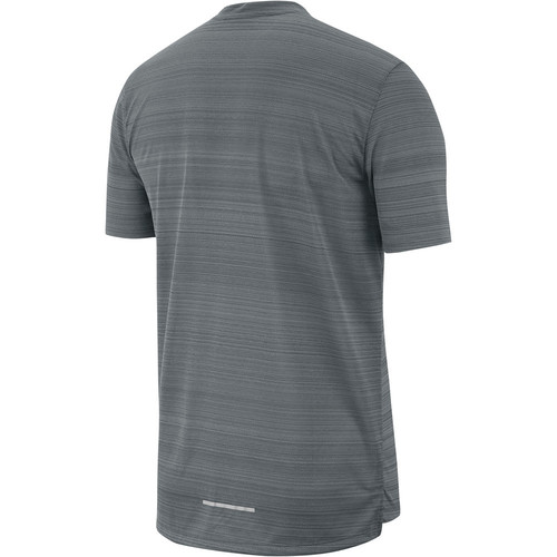 NIKE M NK DRY MILER TOP SS gris