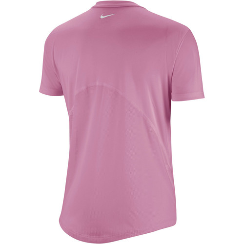 NIKE W NK MILER TOP SS rosa