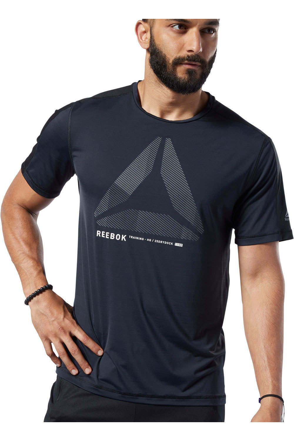 Reebok camiseta técnica manga corta hombre Reebok OST ActivChill Move TeeQ3 vista frontal Reebok camiseta técnica manga corta hombre Reebok OST ActivChill Move TeeQ3 vista frontal