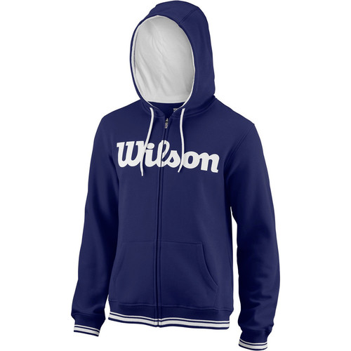WILSON M TEAM SCRIPT FZ HOODY azul