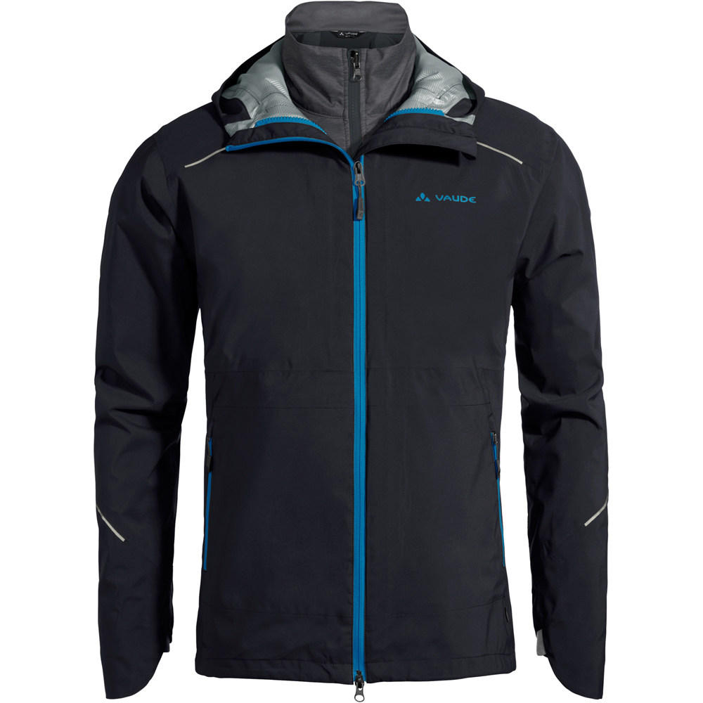 Vaude cortavientos ciclismo hombre Vaude Mens Yaras 3in1 Jacket vista detalle Vaude cortavientos ciclismo hombre Vaude Mens Yaras 3in1 Jacket vista detalle