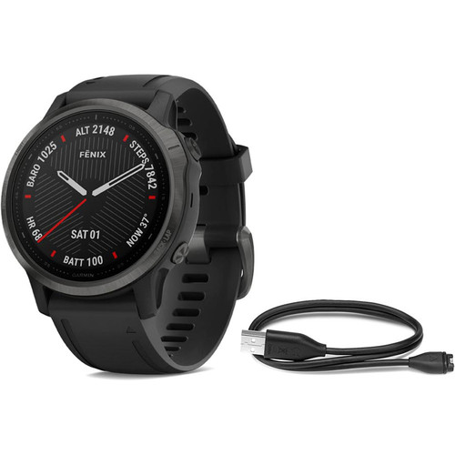 GARMIN FENIX 6S SAPPHIRE CARBON GREY W/