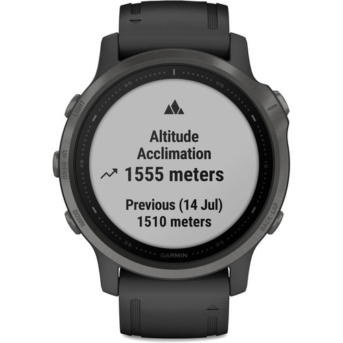 GARMIN FENIX 6S SAPPHIRE CARBON GREY W/