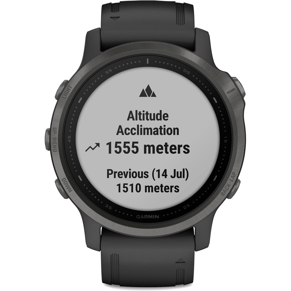 Garmin pulsómetros con gps Garmin FENIX 6S Sapphire Carbon Grey w/ 05 Garmin pulsómetros con gps Garmin FENIX 6S Sapphire Carbon Grey w/ 05