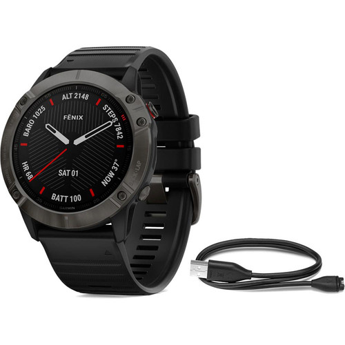 GARMIN FENIX 6X SAPPHIRE CARBON