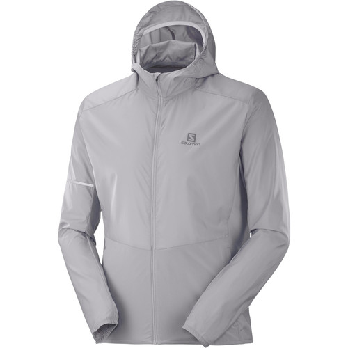 SALOMON AGILE FZ HOODIE M gris