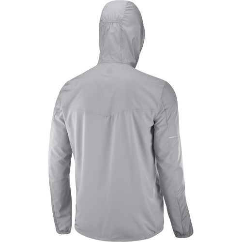 SALOMON AGILE FZ HOODIE M gris