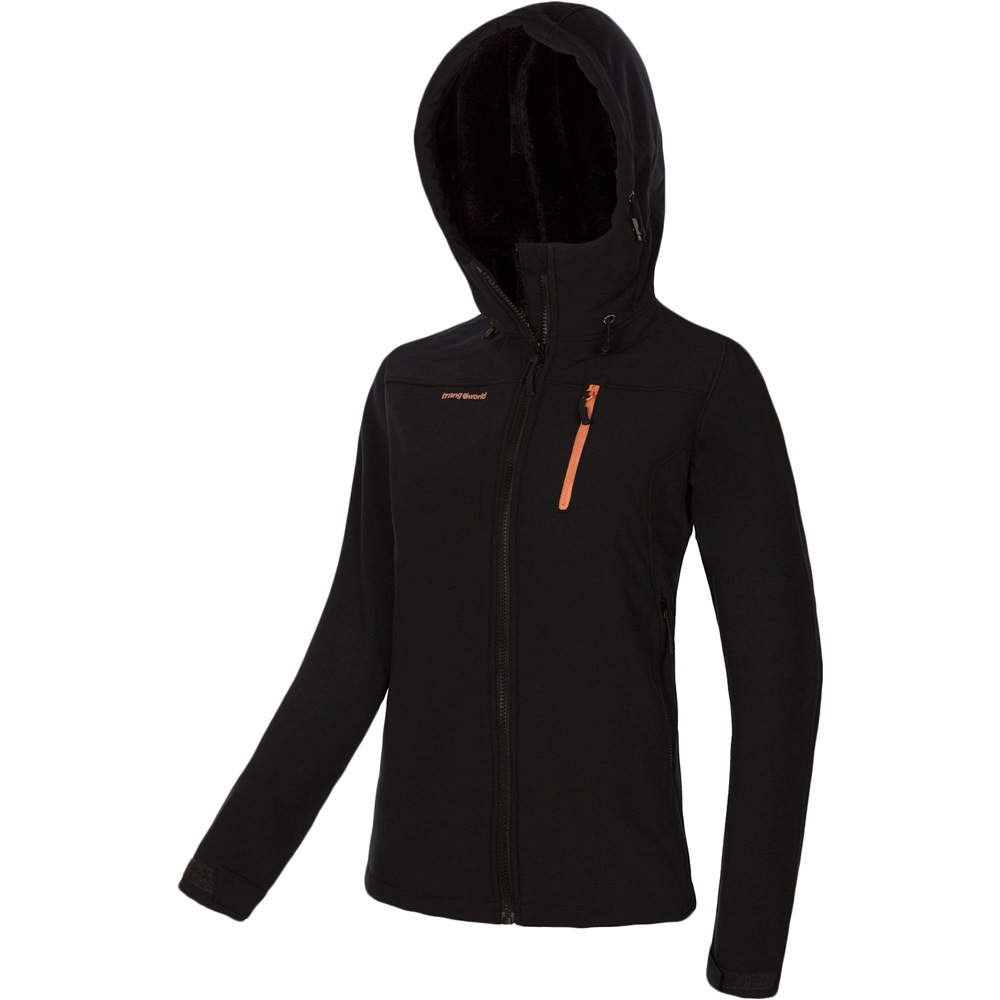 Trango chaqueta softshell mujer Trango CHAQUETA WANABA NE vista frontal Trango chaqueta softshell mujer Trango CHAQUETA WANABA NE vista frontal