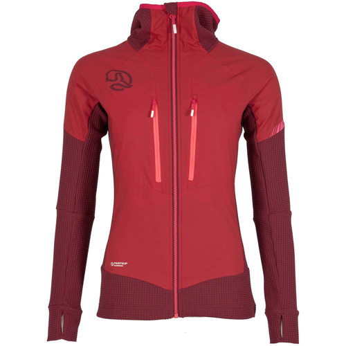 TERNUA CHAQUETA AGILE HYBRID JACKET W R rojo