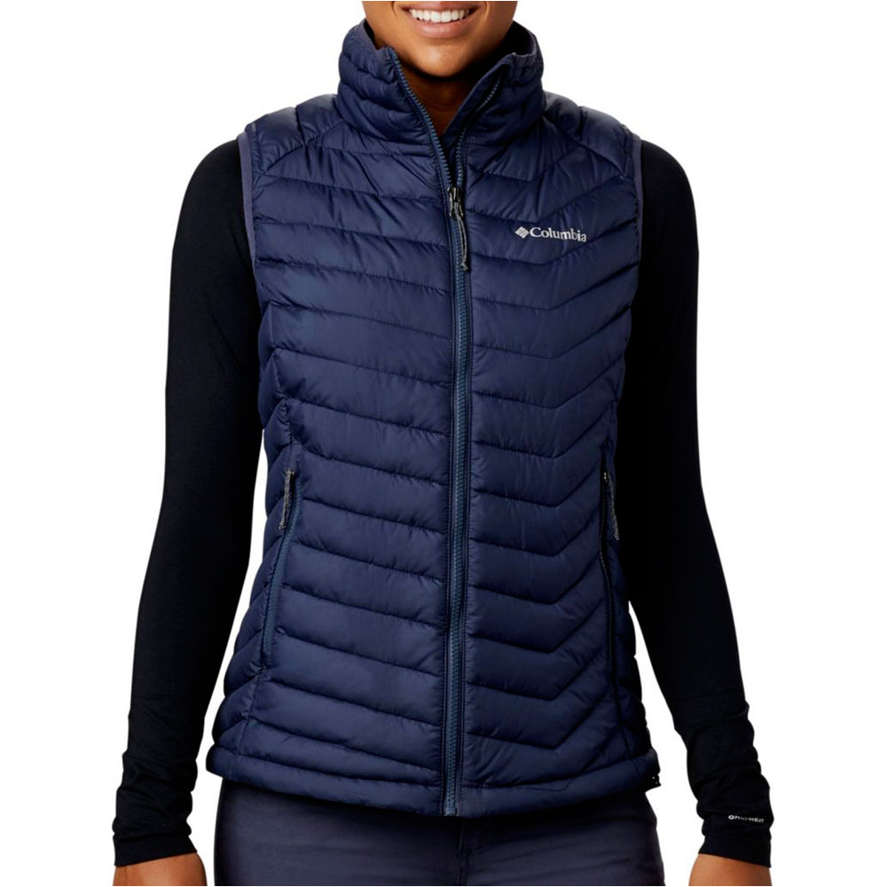Columbia chaleco outdoor mujer Columbia Powder Lite Vest vista detalle Columbia chaleco outdoor mujer Columbia Powder Lite Vest vista detalle