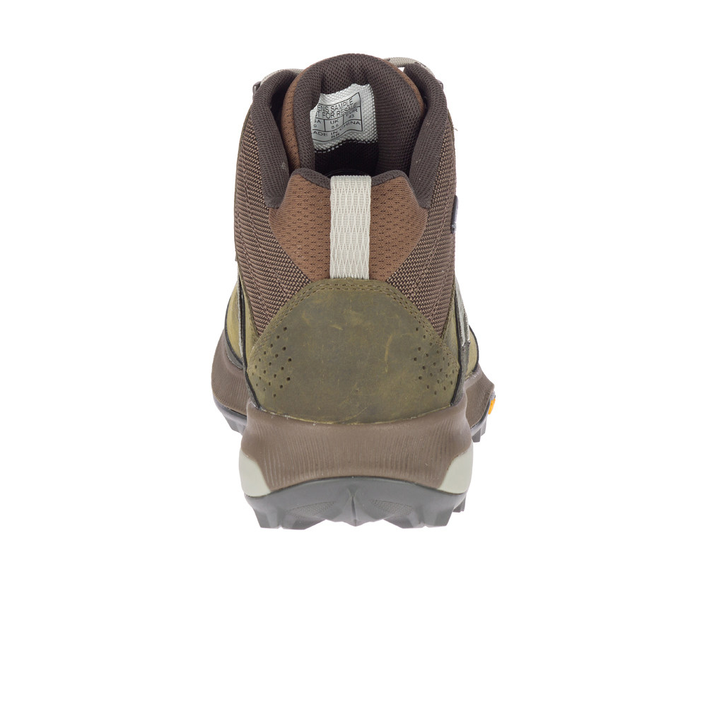 Merrell bota trekking hombre Merrell ZION MID GTX vista trasera Merrell bota trekking hombre Merrell ZION MID GTX vista trasera