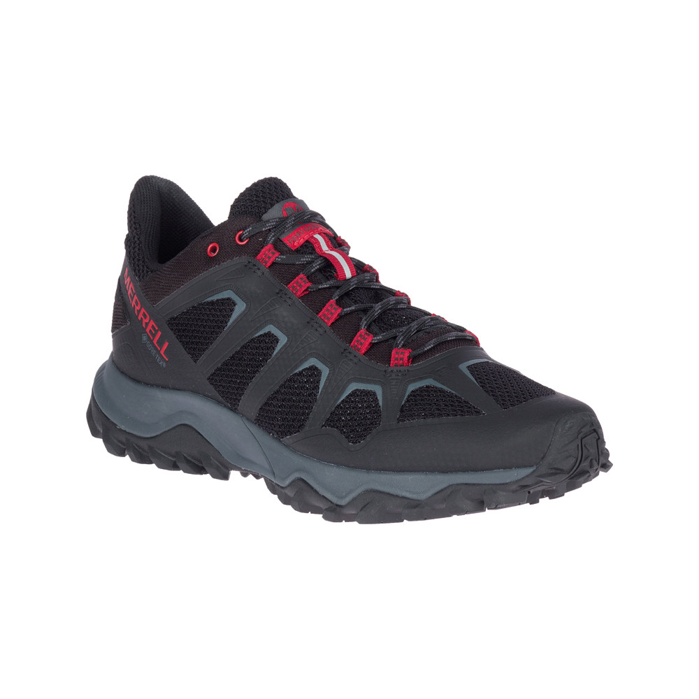 Merrell zapatilla trekking hombre Merrell FIERY GTX NERO vista superior Merrell zapatilla trekking hombre Merrell FIERY GTX NERO vista superior