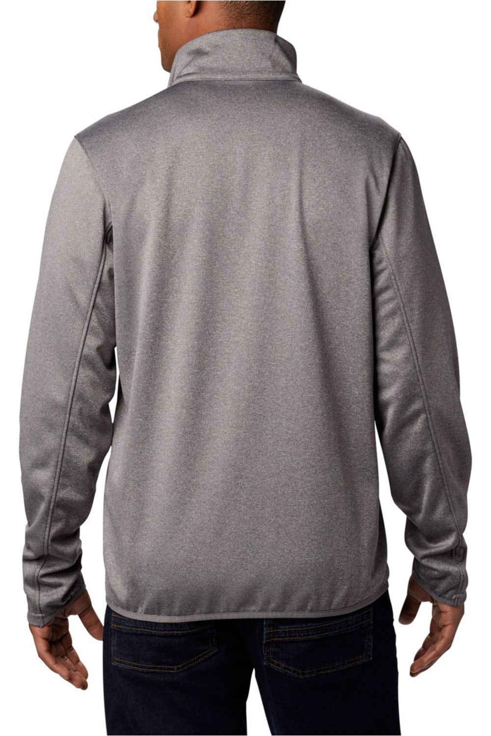 Columbia camiseta montaña manga larga hombre Columbia Outdoor Elements Full Zip vista trasera Columbia camiseta montaña manga larga hombre Columbia Outdoor Elements Full Zip vista trasera