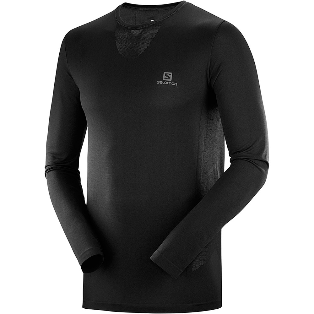 Salomon camisetas trail running manga larga hombre Salomon SENSE LS TEE M vista frontal Salomon camisetas trail running manga larga hombre Salomon SENSE LS TEE M vista frontal