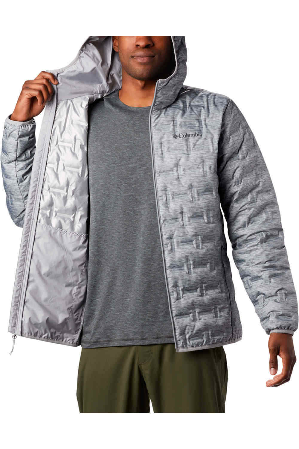 Columbia chaqueta outdoor hombre Columbia Delta Ridge Down Hooded Jacket vista detalle Columbia chaqueta outdoor hombre Columbia Delta Ridge Down Hooded Jacket vista detalle