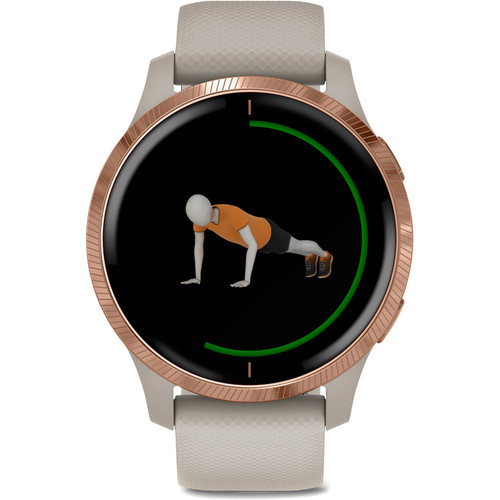 GARMIN VENU BEIGE ROSEGOLD marron