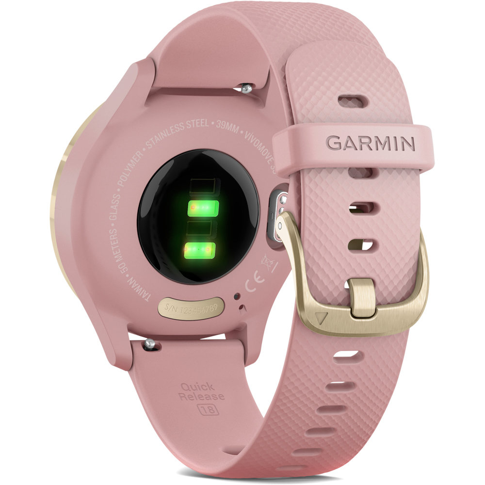 Garmin smartwatch Garmin Vívomove 3s Light Gold Rosa 01 Garmin smartwatch Garmin Vívomove 3s Light Gold Rosa 01