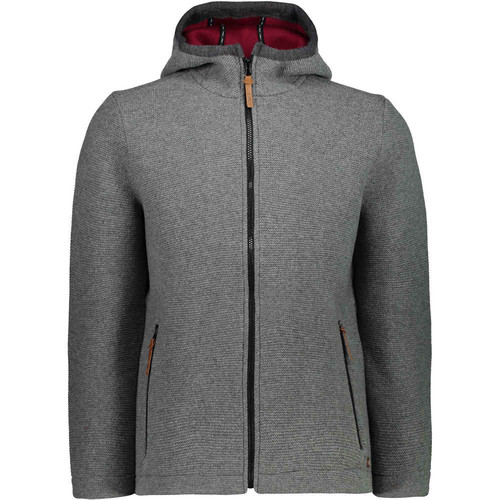 CMP MAN JACKET FIX HOOD GR gris