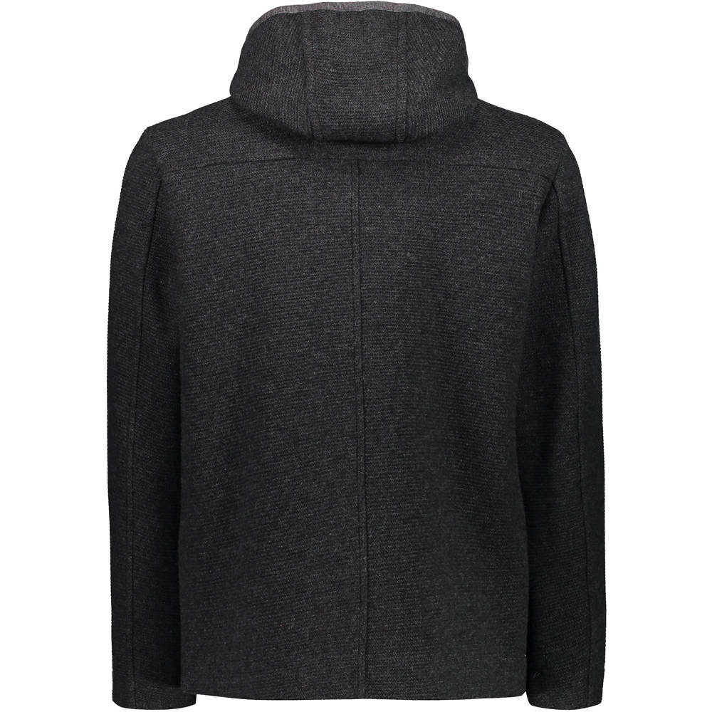 Cmp forro polar hombre Cmp MAN JACKET FIX HOOD vista trasera Cmp forro polar hombre Cmp MAN JACKET FIX HOOD vista trasera