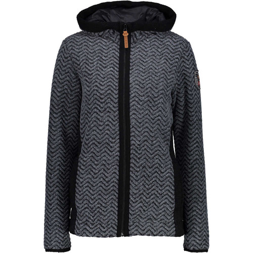 CMP WOMAN JACKET FIX HOOD gris