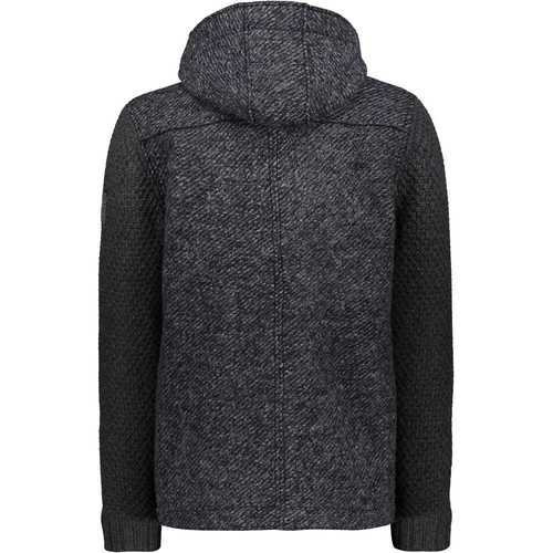 CMP MAN MID JACKET FIX HOOD azul
