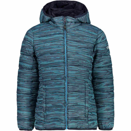 CMP GIRL JACKET ZIP HOOD azul