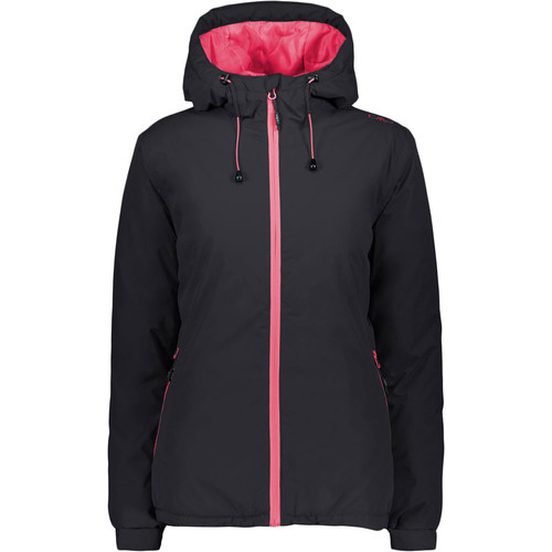 CMP WOMAN JACKET FIX HOOD gris