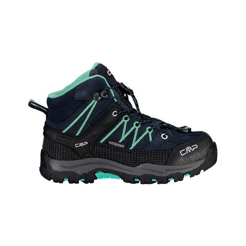 CMP KIDS RIGEL MID TREKKING SHOES WP AZ azul