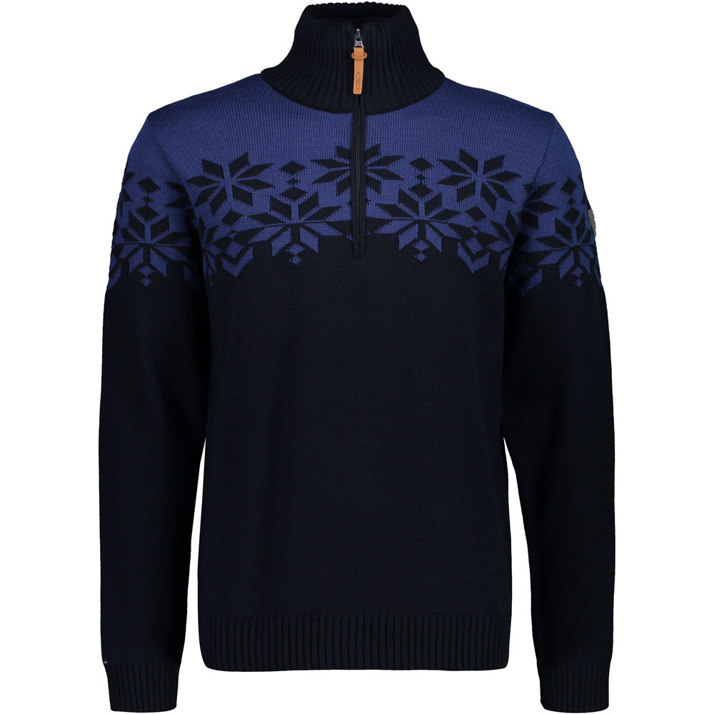 Cmp forro polar hombre Cmp MAN KNITTED PULLOVER vista frontal Cmp forro polar hombre Cmp MAN KNITTED PULLOVER vista frontal
