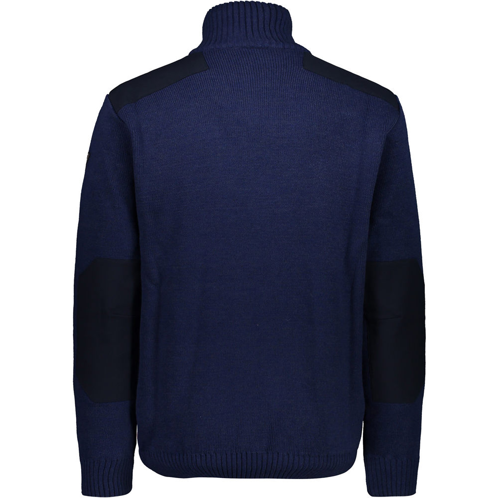 Cmp forro polar hombre Cmp MAN KNITTED PULLOVER WP vista trasera Cmp forro polar hombre Cmp MAN KNITTED PULLOVER WP vista trasera