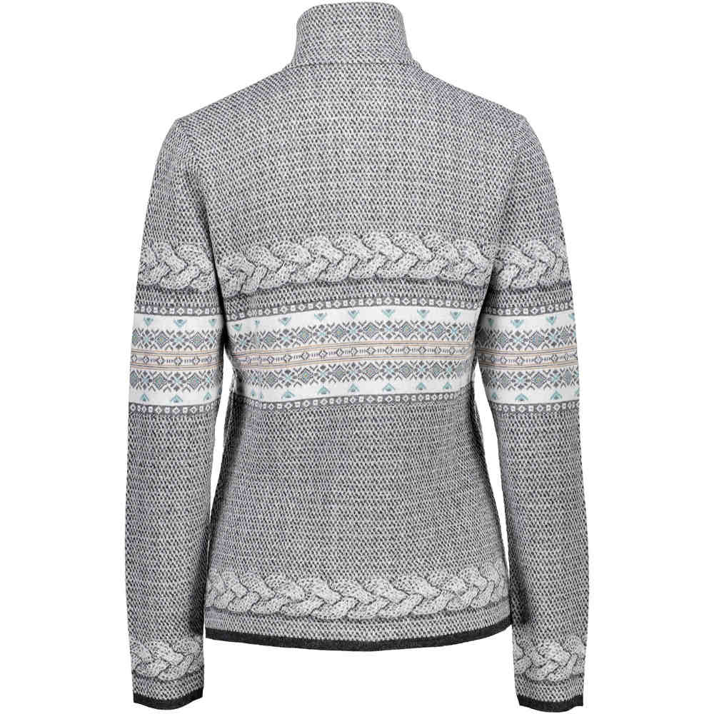Cmp forro polar mujer Cmp WOMAN JACKET KNITTED vista trasera Cmp forro polar mujer Cmp WOMAN JACKET KNITTED vista trasera