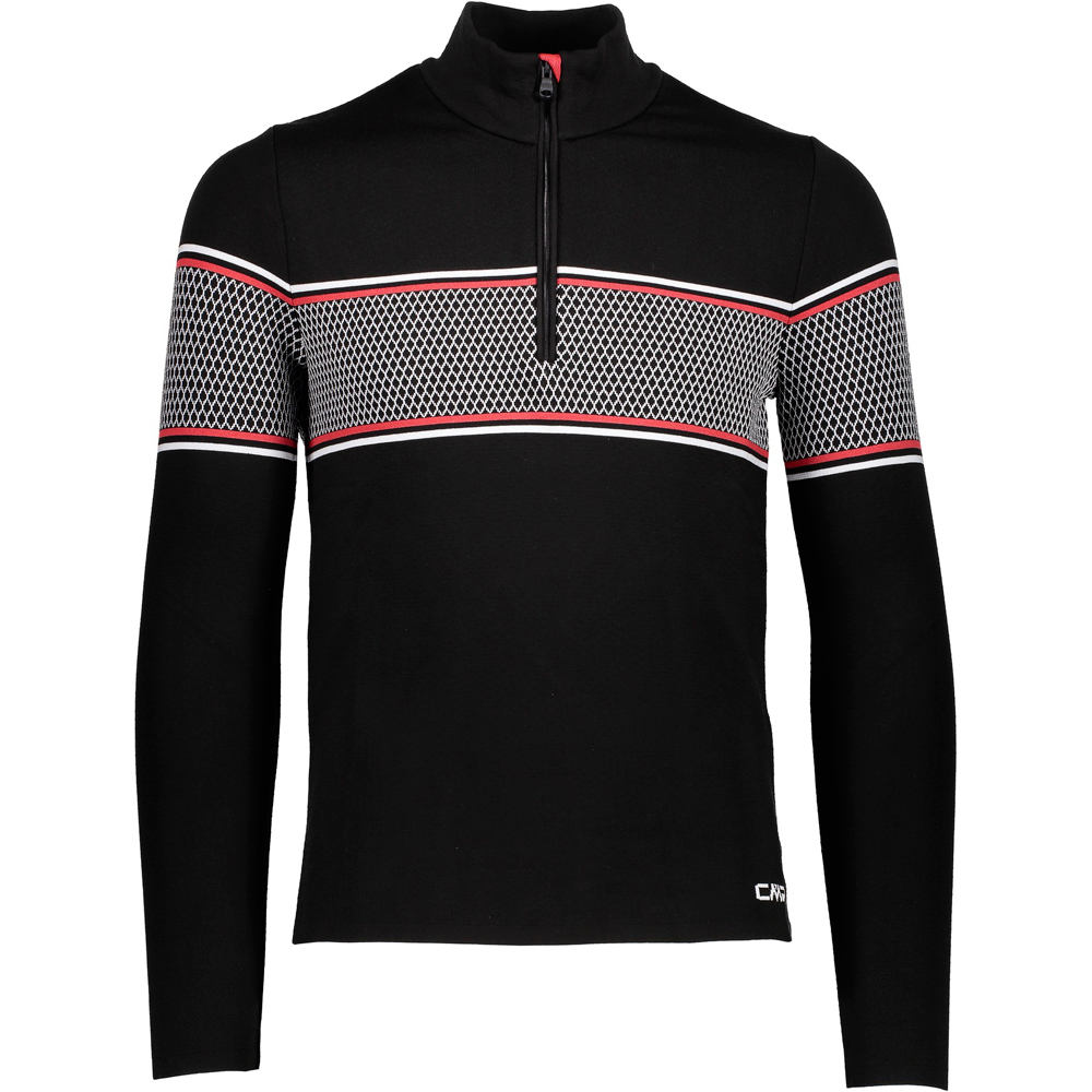 Cmp forro polar hombre Cmp MAN SWEAT KNITTED PP NE vista frontal Cmp forro polar hombre Cmp MAN SWEAT KNITTED PP NE vista frontal