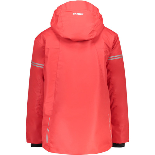 CMP BOY JACKET FIX HOOD rojo
