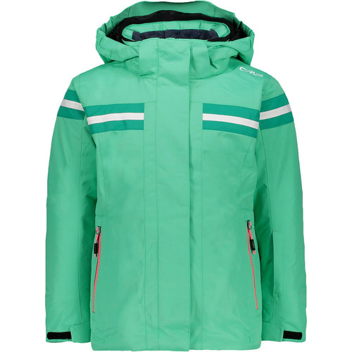 CMP GIRL JACKET SNAPS HOOD VE verde