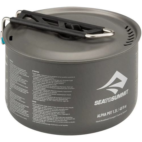 SEATOSUMMIT ALPHA POT 1.2L gris
