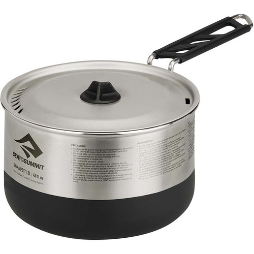 SEATOSUMMIT SIGMA POT 1.2 LITROS plata