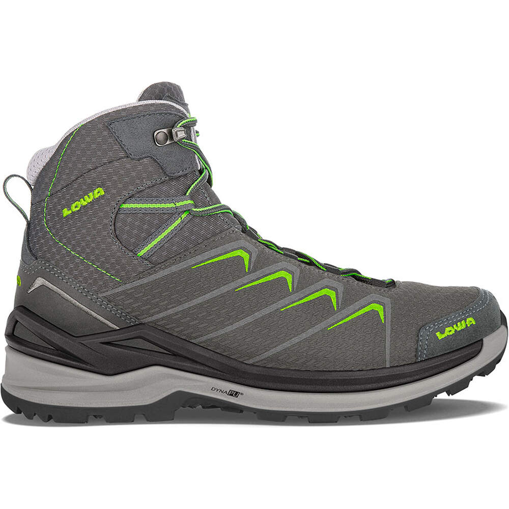 Lowa bota trekking hombre Lowa FERROX PRO GTX MID GRVE lateral exterior Lowa bota trekking hombre Lowa FERROX PRO GTX MID GRVE lateral exterior