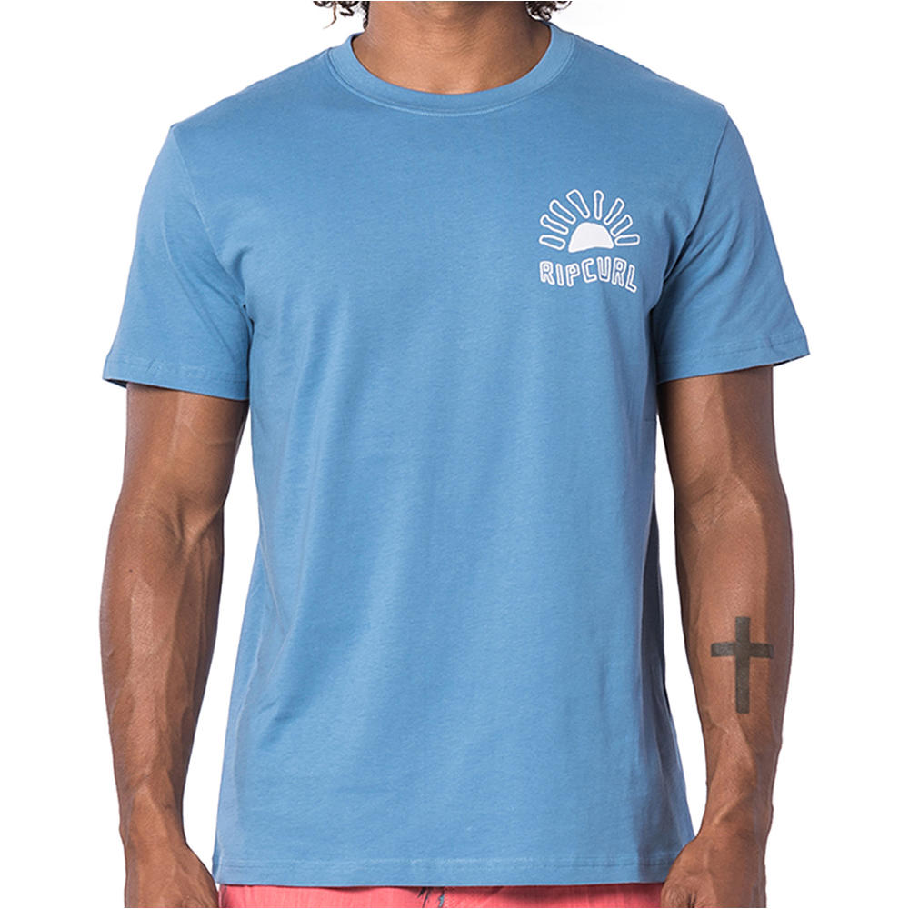 Rip Curl camiseta manga corta hombre Rip Curl GOLDEN ROAD F/B TEE AZ vista detalle Rip Curl camiseta manga corta hombre Rip Curl GOLDEN ROAD F/B TEE AZ vista detalle